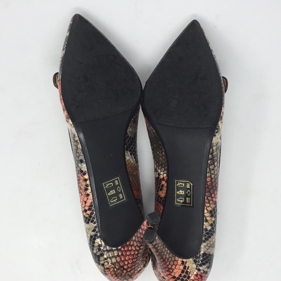J.Reneé Nari Birch Multi Snakeskin Print Heels. - Picture 9 of 16